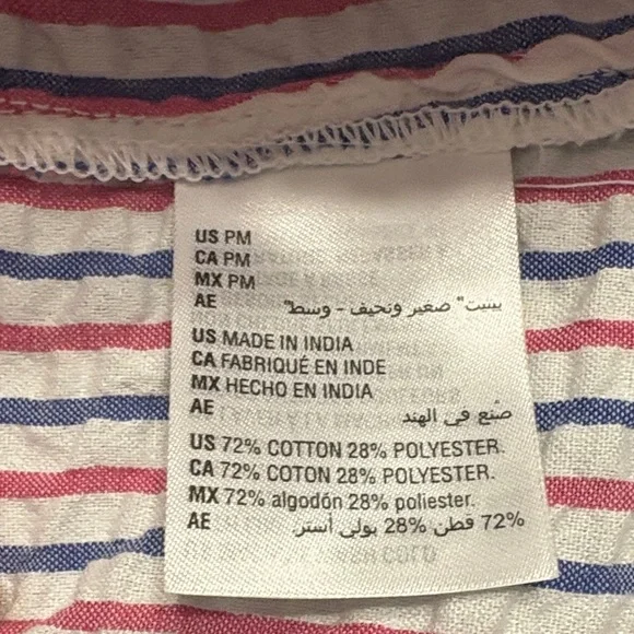 Red, White and Blue Striped Seersucker Dress - Picture 7 of 8